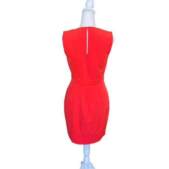 BCBGMaxAzria Sleeveless Red Mini Dress Womens Size 4 NWT - Picture 2 of 13